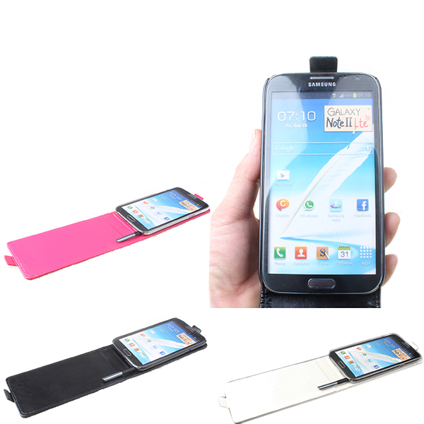 

Flip PU Leather Protective Cover Case for Samusng Galaxy Note 2 N7100